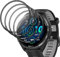 Jewloofa [4 Pièces] Verre Trempé pour Garmin Forerunner 965 Protection écran, Anti-Rayures/Transparent HD, Protection écran pour Garmin Forerunner 965