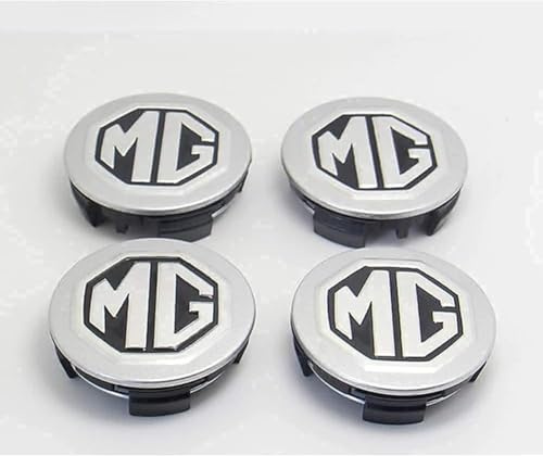 4 Stück 56mm Auto Radnabenkappen Nabendeckel für MG MG4 2022-2023 2024 2025, Radnabenabdeckung Center Felgendeckel Radkappen Wheel Caps