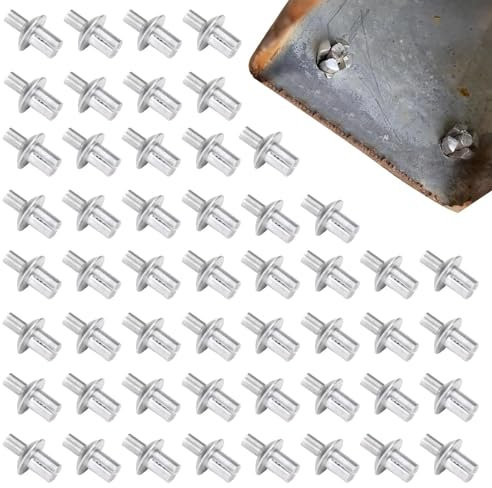YNPQTDS Aluminium-Blindniete, halbrunder Kopf, Aluminiumkernnieten, Kuppelkopf, Popniete, Knock-Typ, Spreiznieten für Zuhause, Elektronik, Präzision