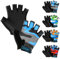 AMFUN Guantes de Ciclismo Niñas y Niños, Guantes Bicicleta, Guantes Deportivos Al Aire Libre para Ciclismo, Canotaje Infantil MTB BMX Carretera Montaña (Camuflaje Gris