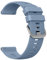 Vancle Uhrenarmbänder Silikon, Uhrenarmband 18mm 20mm 22mm, Armband mit Klassischer Schnallenverstellung, Wasserdichtes Sport Ersatzarmband für Damen Herren (Erweitertes Blau, 22mm)