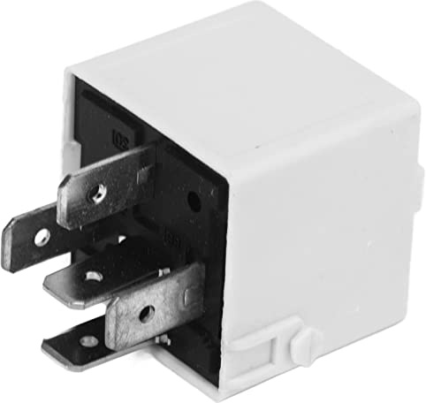 Tissting 12V 5 Pin Car Relay, ABS Plastic Air Pump Relay OE61361729004 | Flame Retardant Car Relay 5 Pin with E30 E32 E34 E36 E38 318i 325e 740iL 740i