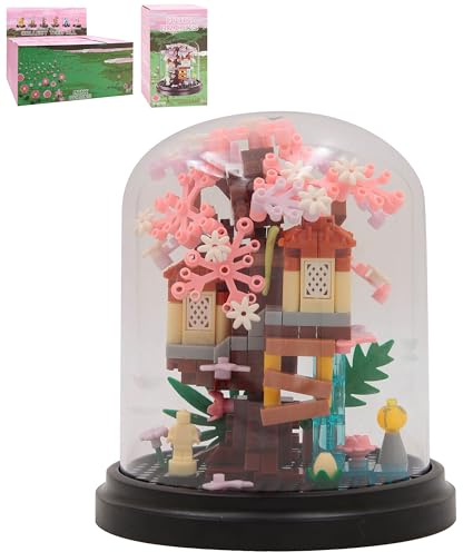 Lesser & Pavey Mini Bricks Spring Garden Building Blocks | Micro Brick Construction Kit, Creative Building Activity, Decorative Display Piece, Educational Toy, Gift for Kids & Adults