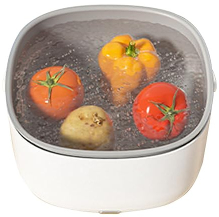 - Cleaner - Ultrasonic Cleaner for Washing Products | Portable Detox Device with Deep Cleaning Technology, Food Safety Device for Kitchen for Fresh Ingredients, 23 x