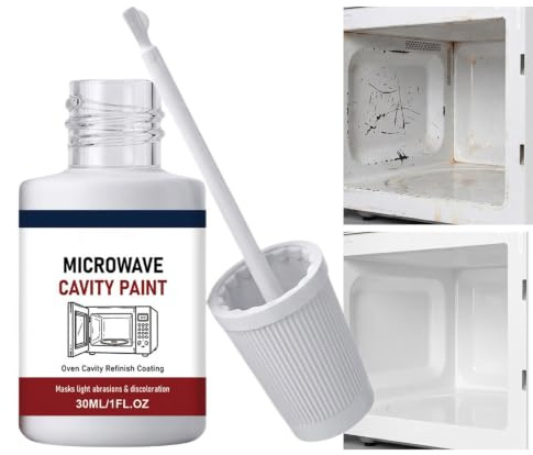 Microwave Oven Touch Up Paint White 30ml High Gloss Specialty