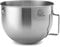 KitchenAid Rührschüssel aus poliertem Edelstahl, mit flachem Griff, 5 l