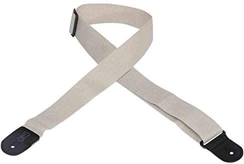 Levy's M8POLY-GRY Gitarrengurt Polypropylene Colour Poly Ends 2 - Grey