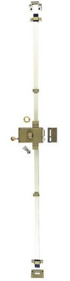 Jpm - Serrure de securite a poser en applique 3 points horizontale 5 goupilles-a tirage - Réf..503000 - Main.G - Axe mm.70 -