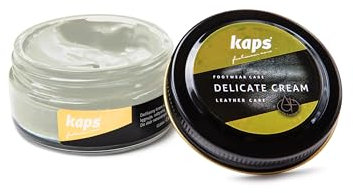 Kaps Shoe Care Cream, Intensive Leather Care and Nourishing, Delicate (153 - off white)