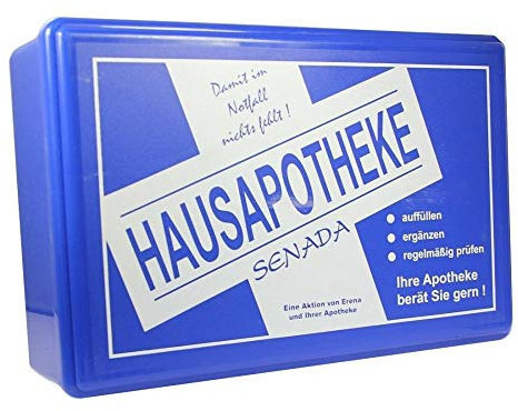 Senada Hausapotheke Leer Blau