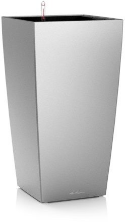 Lechuza Pflanzsäule Cubico 30 Silber metallic 18185