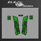 Ecoshirt RO-17VE-KKU2 Adesivi Forcella Rockshox Pike R295 Stickers Aufkleber Decals Adesivi, Verde