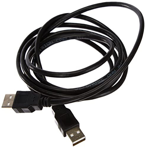 Ewent Cavo USB 2.0 Tipo A/Maschio a A/Maschio, Doppia Schermatura AWG 28 in Rame, 1,8m, Nero