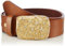 MGM Damen Sky of Stars Gürtel, Braun (Cognac-Gold 14), 85 cm