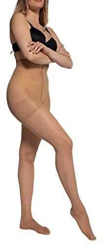 Ulla Popken Strumpfhose, Xceptionelle, Medias para Mujer, Beige (Natur 22), 4XL