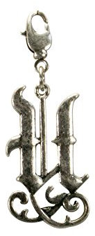 Alpenflüstern Anhänger Trachten-Buchstabe U fürs Charivari antik-Silber-Farben AAH129