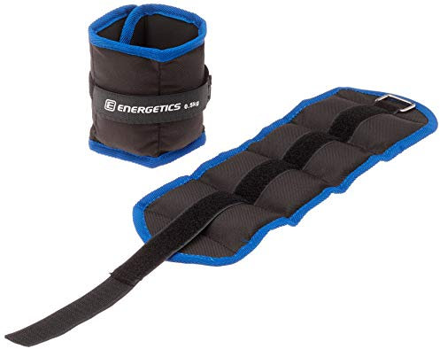 Energetics Gewichtsmanschetten Gewicht Manschette, Schwarz/Blau, 2 x 2.5