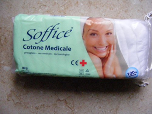 Medizinische Baumwolle, vorgeschnitten, 10 Packungen zur medizinischen Anwendung, Dermatologisch, Hydrophil, Erste-Hilfe-Watte