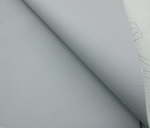Kunstleder Möbel Textil Meterware Polster Stoff PU SOFT (Grau)