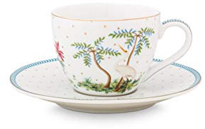 PIP STUDIO 51004116 Jolie Dots Gold Espressotasse & Untertasse 0,12 l