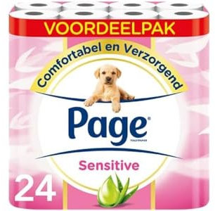 Page Toilettenpapier - Sensitive Toilettenpapier - 24 Rollen - Vorteilspack