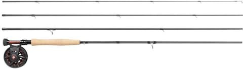Greys Ensemble Canne à pêche à la Mouche et Moulinet Euro Nymph 4 pièces avec Moulinet Large Action légère et équilibrée Livré avec Canne et Moulinet 3,4 m 3 W