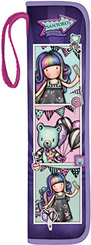SAFTA, Portaflauto Gorjuss Fairground Up And Away 10 x 36 x 2,5 cm Unisex-Bambini e ragazzi, multicolore, Talla única