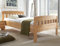 expendio Seniorenbett Siders Comfort Buche massiv Holzbett Farbe und Größe nach Wahl Bettgestell Bett Einzelbett Schlafzimmer, Liegefläche:100 x 200 cm, Holzart:Buche Natur lackiert