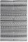 vidaXL Outdoor Teppich Doppellagiges Jacquard-Muster Balkon Terrasse Garten Außenteppich Balkonteppich Gartenteppich Terrassenteppich Schwarz 120x180cm PP