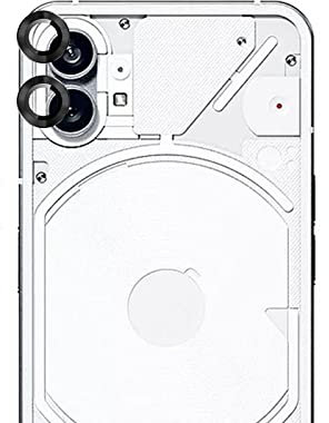 GMUJIAO Metal Lens Film for Camera Lens Protector Compatible with Nothing phone 1,Nothing phone 1 Metal Lens Film,Scratch Protective Film [HD Clear][Wear Resistant]-Black