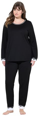 Ulla Popken, Damen, große Größen, Pyjama, Lace