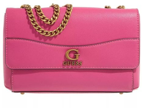 GUESS Nell Convertible Crossbody Flap Fuchsia