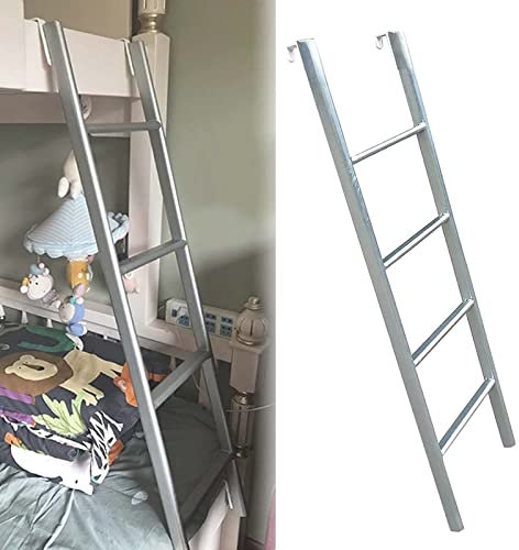 Leitern Stehleitern Klappstufen Modern Schmal Etagenbett-Leiter, Platzsparend Rv Öffnung Loft-Leiter, Freistehend Leiter Für Doppelbett Im Schlafsaal 1.16/1.3/1.4/1.5m Hoch ( Color : Silvergray , Size