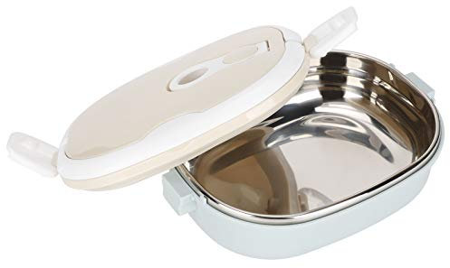 Yosoo Health Gear portátil de acero inoxidable, contenedor de alimentos para estudiantes, niños y trabajo, 900ml, Una lonchera normal, no una lonchera con aislamiento al vacío