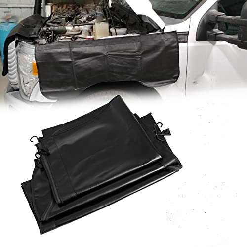 Auto kotflügelschoner Universal Rutschfest Werkstatt Matte 3 Stück Magnetisch Kotflügel Matte Autoreparatur kotflügelschoner Werkstattschoner Schutzblech mit Haken kfz werkstatt ausstattung