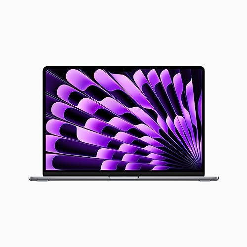 Apple 2023 MacBook Air (de 15 polegadas, Processador M2 da Apple com CPU 8‑Core e GPU 10‑Core, 8GB Memória unificada, 256 GB) - Cinzento sideral