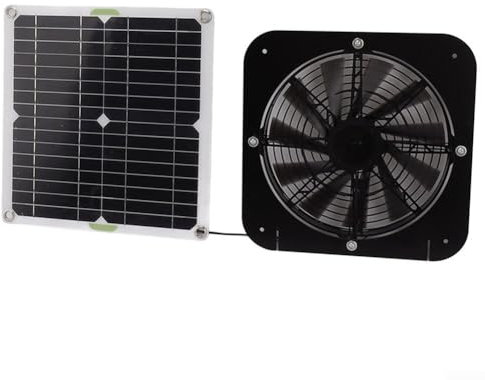 SPORTARC Ventilatore a pannello solare da 100 W, ventilatore a energia solare impermeabile multifunzionale per pollai