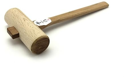 Japanese Shusaku Wooden Mallet 48mm White Oak