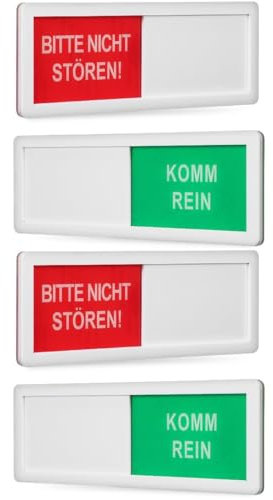 Operitacx 4stücke Privatsphäre Türschild Schiebeschild Für Besetzt Für Konferenzräume Badezimmer Schlafzimmer Langlebig Und Leicht Zu Montieren