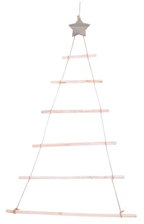 WATIIFUFU Weihnachtsbaum Aus Zweigen -Weihnachtsbaum Weihnachtsbaumform Hängendes Ornament Aus Holzmaterialien Dekorieren Sie Ihr Eckregal