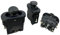 DMETE Joystick-Controller SMC106B Wippschalter Wippschalter, Dreigangschalter Wippschalter Einbetteter Inlayschalter Sicheres Manövrieren(3 speed round cap self-locking)