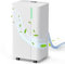 EUHOMY 12L/Day Dehumidifiers for Home, Smart Electric Dehumidifier for Drying Clothes, Low Energy & Ultra-quiet, with Auto-Defrost & Humidity Sensor, 24-Timer, Continuous Drain