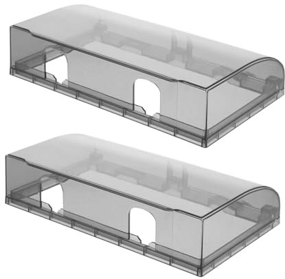 Tofficu 2Stücke Steckerschutz Abdeckung Für Doppelsteckdosen Selbstklebende Wetterfeste Wandplatte Für Badezimmer Und Spritzwassergeschützt Staubdicht