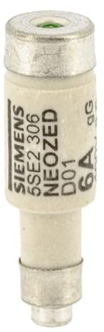 Siemens - Fusible neozed d01 6a verde extractor