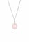 Elli Halskette Damen Solitär Anhänger Basic Elegant mit Rosenquarz in 925 Sterling Silber