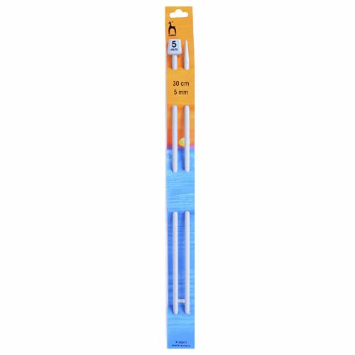 Pony Classic Single Point Knitting Needles 30cm Length 5mm Width