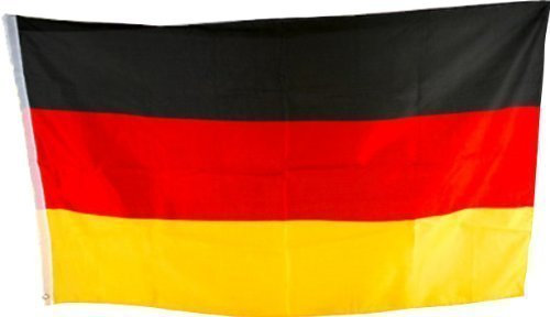 Shirtinstyle Deutschland Fahne Flagge mit 2 Ösen EM WM Fussball Soccer Germany 150 x 90cm BRD