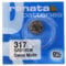 New 2PK RENATA MODEL 317 SILVER OXIDE 1.55V WATCH BATTERY SR516SW