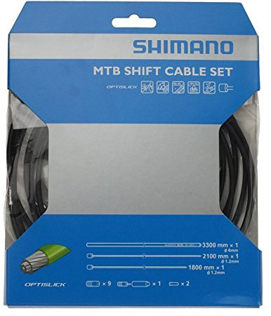 SHIMANO MTB Optislick Schaltkabel Set schwarz