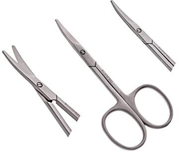 Baby Nagelschere- Nagelschere - abgerundete Spitzen- ca. 9 cm - speziell abgerundete Schneide für Kindernägel- auch geeignet für Diabetiker- Maniküre Schere- rostfreier Edetstahl